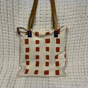 erin flett cotton canvas purse